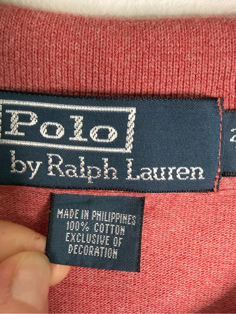 Polo Ralph Lauren 2XLT Tall Mens Red Cotton Short Sleeve Polo Shirt